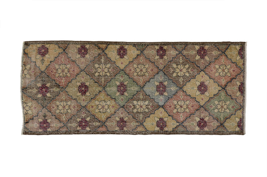 3 x 7 Vintage Turkish Sivas Rug 51968