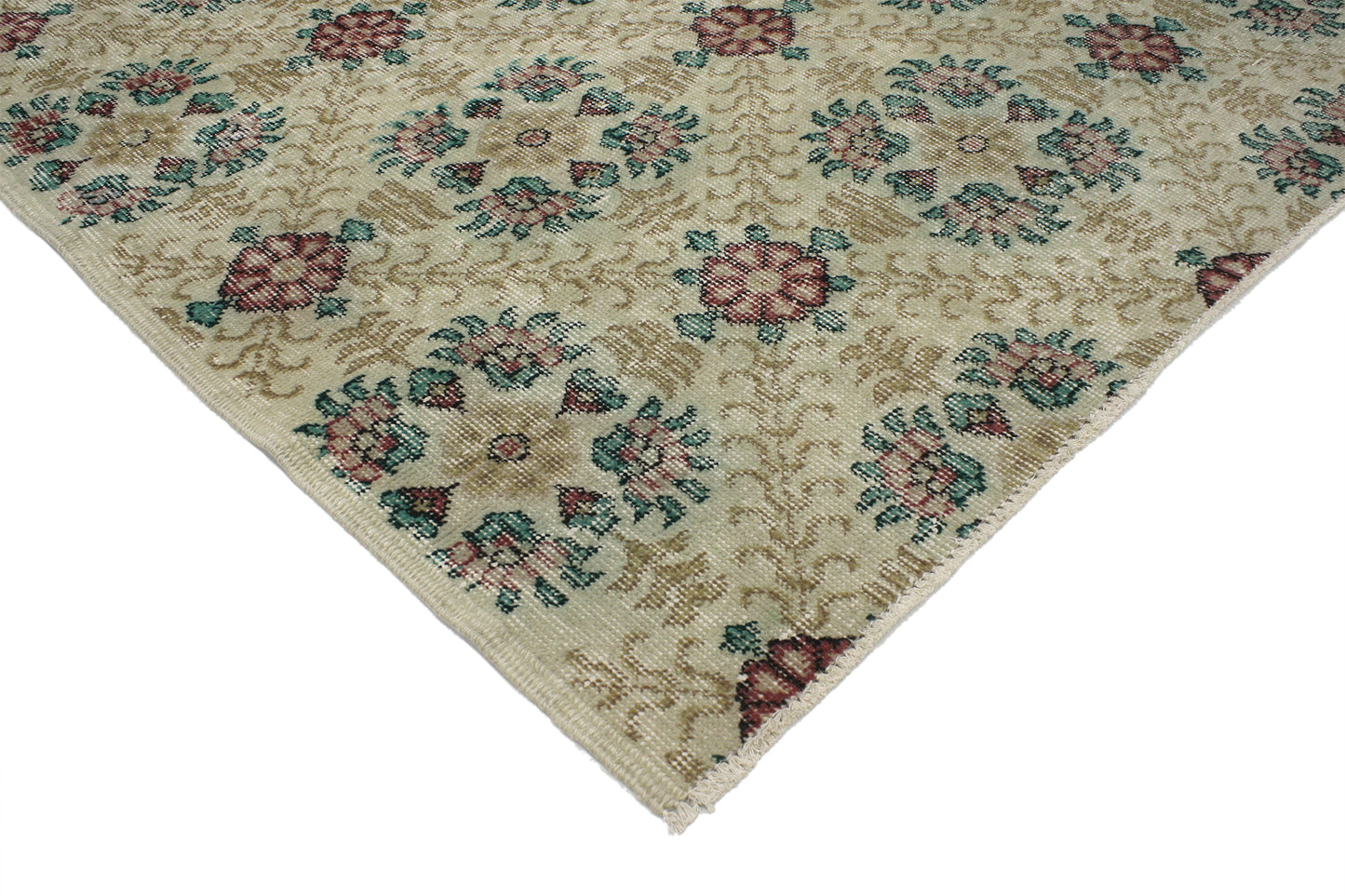 4 x 7 Vintage Turkish Sivas Rug 51969