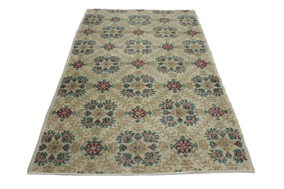 4 x 7 Vintage Turkish Sivas Rug 51969