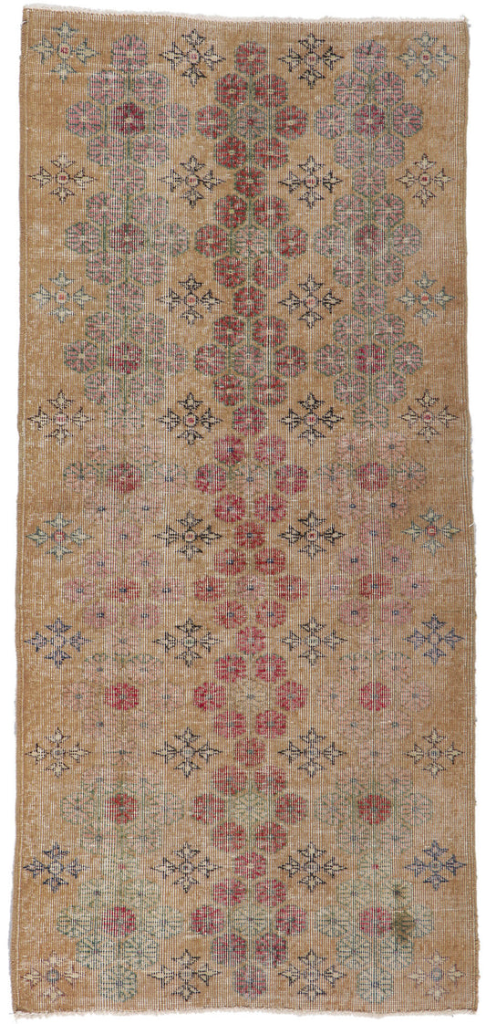 3 x 7 Vintage Turkish Sivas Rug 51971