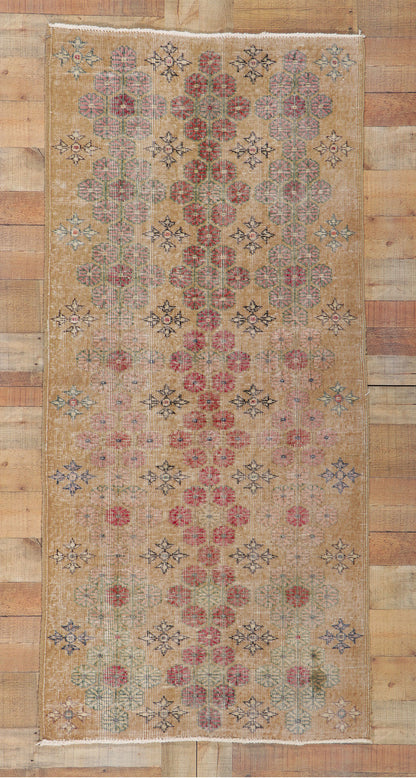 3 x 7 Vintage Turkish Sivas Rug 51971