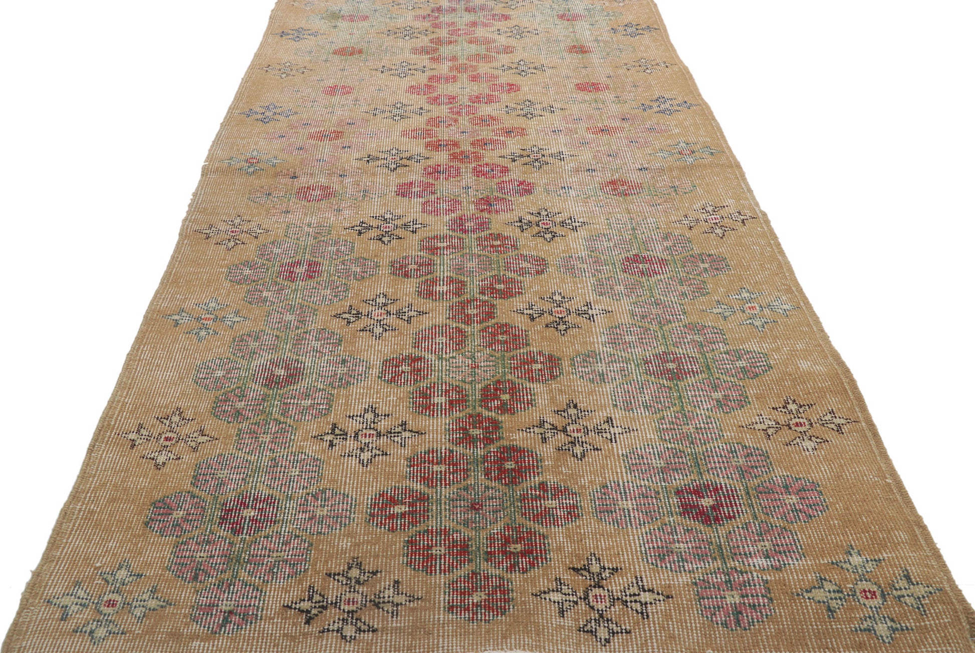 3 x 7 Vintage Turkish Sivas Rug 51971