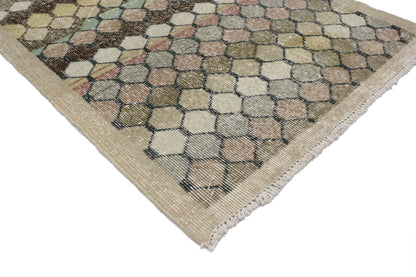 3 x 6 Vintage Turkish Sivas Rug 51975