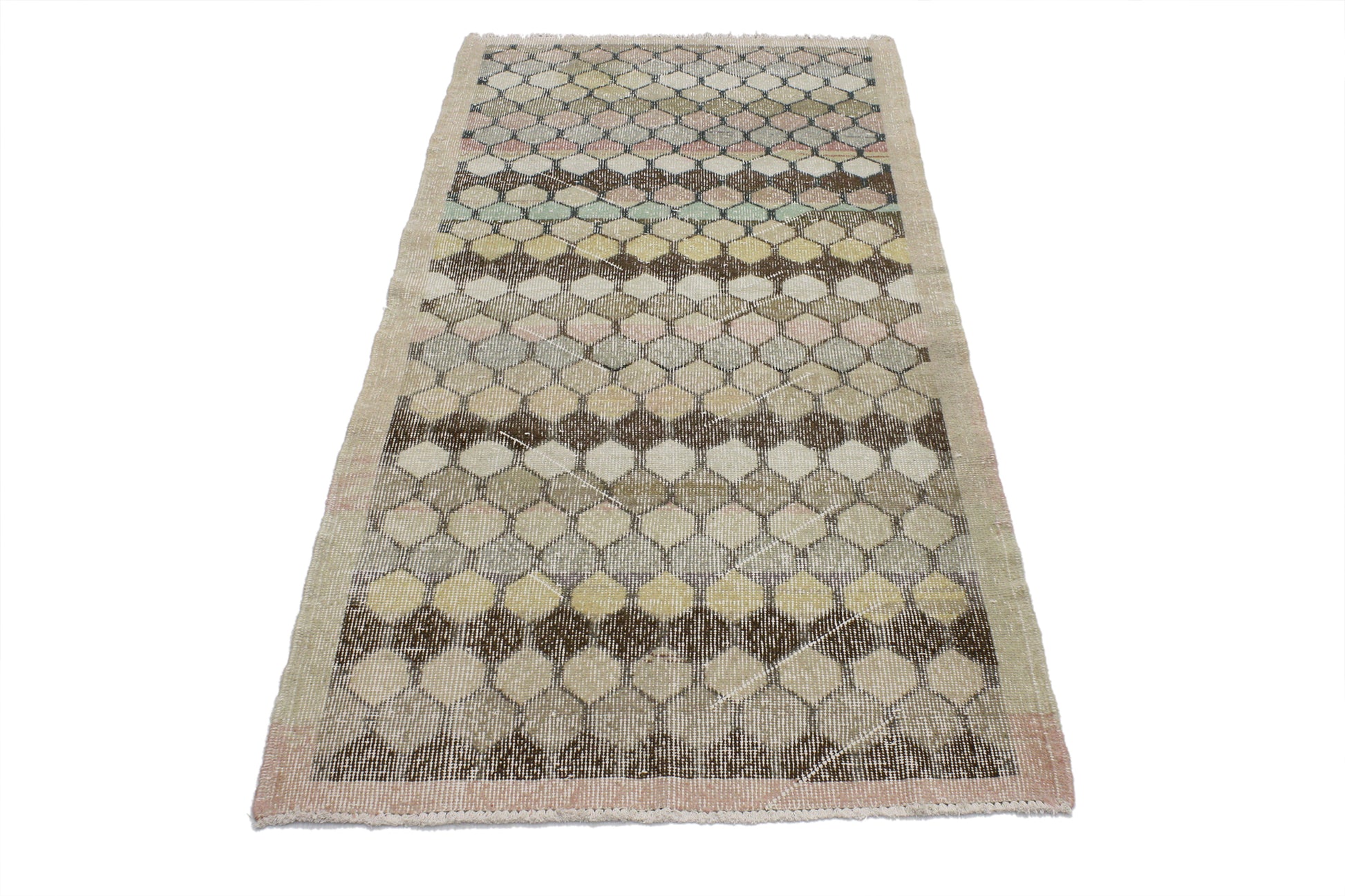 3 x 6 Vintage Turkish Sivas Rug 51975
