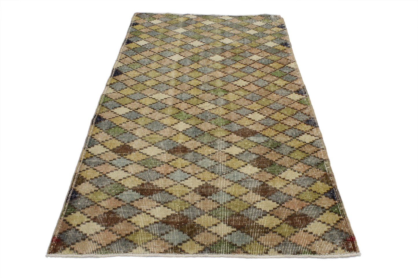 3 x 6 Vintage Turkish Sivas Rug 51976