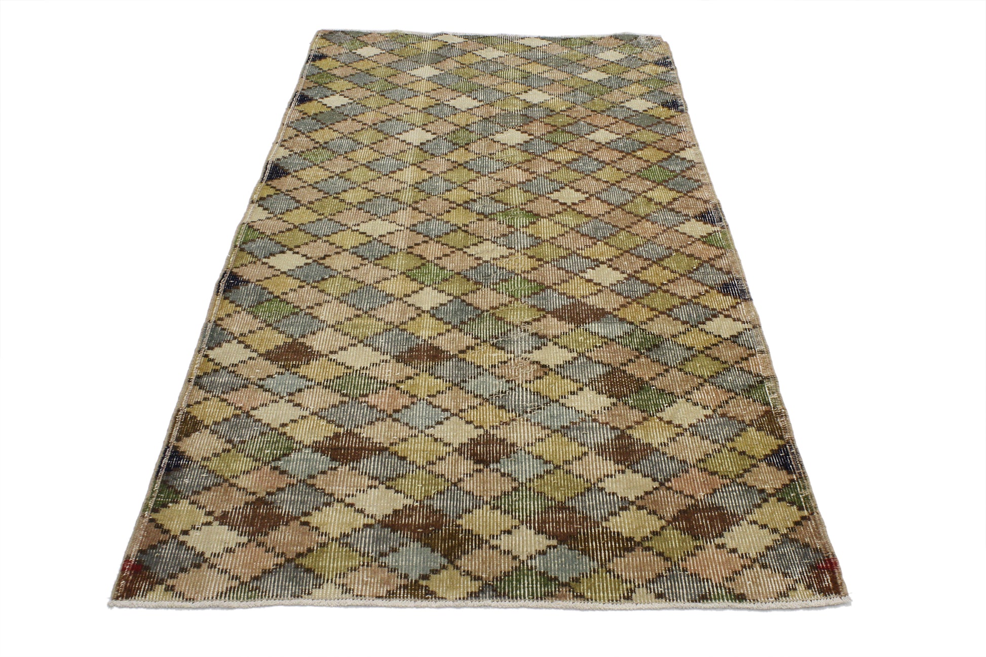 3 x 6 Vintage Turkish Sivas Rug 51976