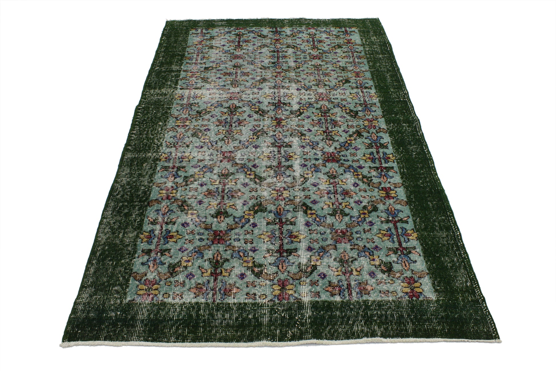 4 x 7 Vintage Turkish Sivas Rug 51978