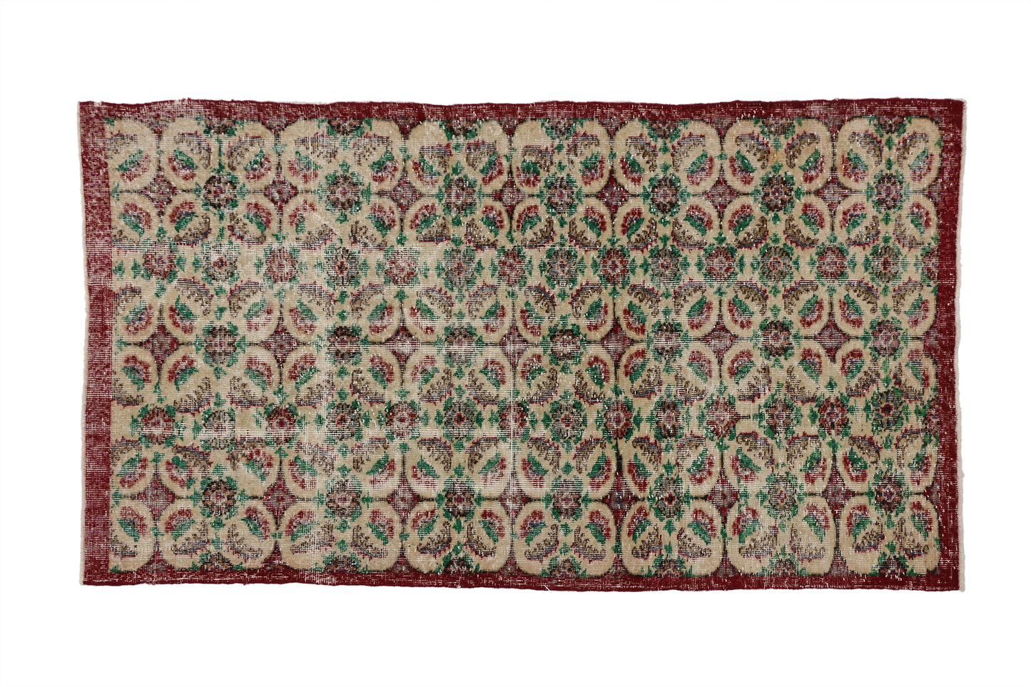 4 x 7 Vintage Turkish Sivas Rug 51981
