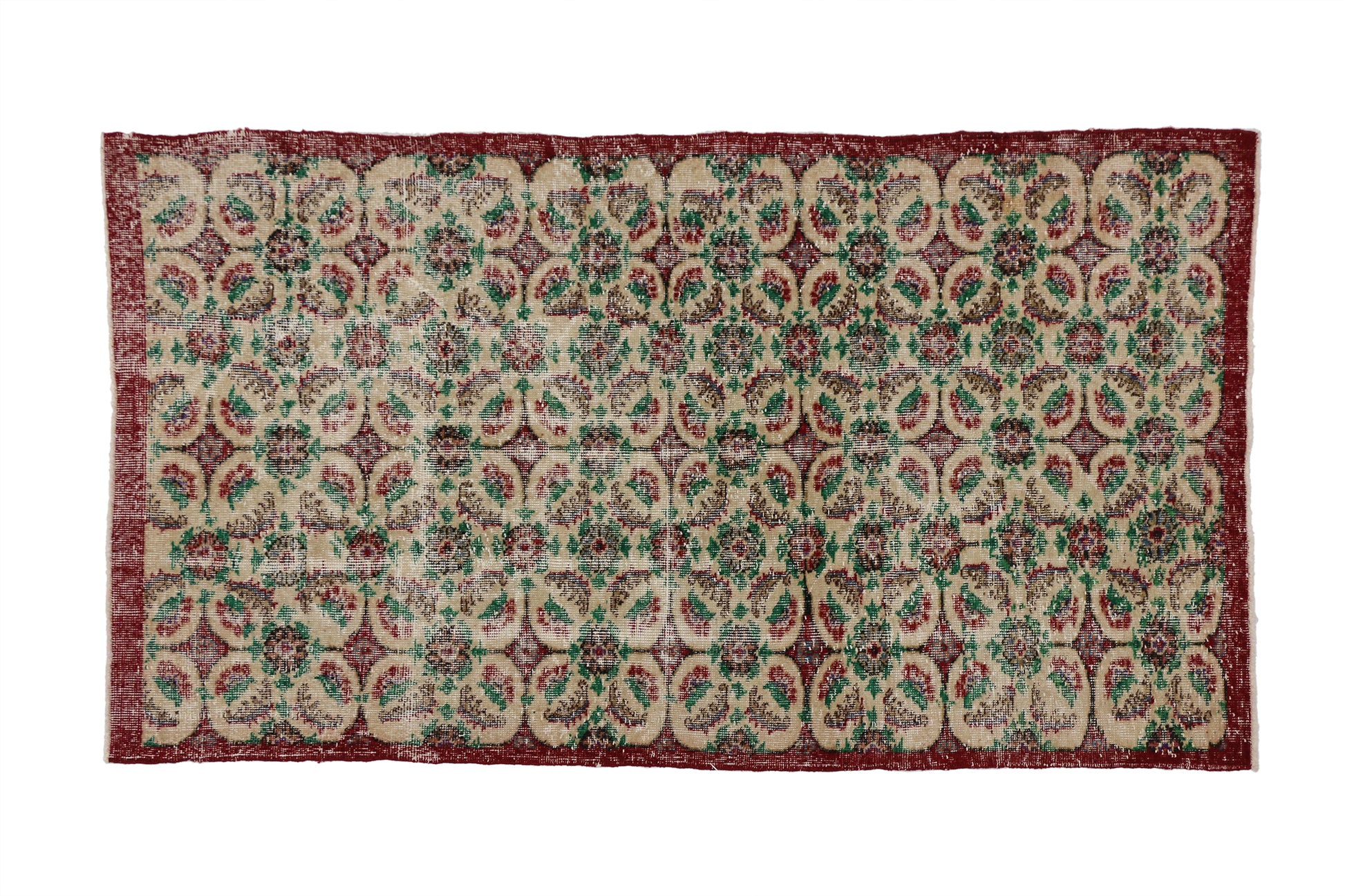 4 x 7 Vintage Turkish Sivas Rug 51981