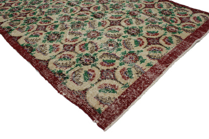 4 x 7 Vintage Turkish Sivas Rug 51981
