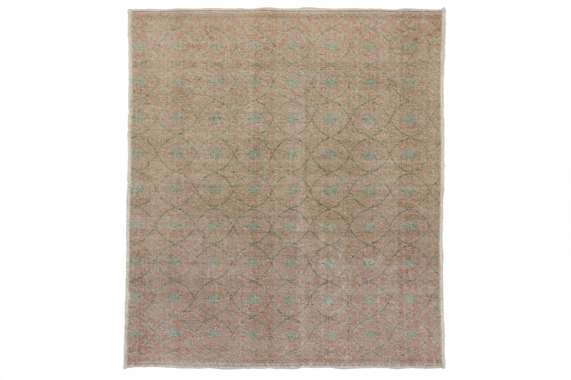 4 x 5 Vintage Turkish Sivas Rug 51984