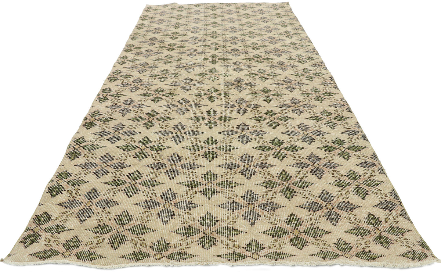 4 x 8 Vintage Turkish Sivas Rug 51997