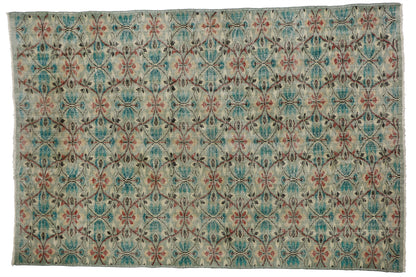 6 x 9 Vintage Turkish Sivas Rug 51999