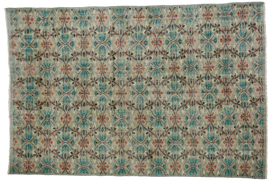6 x 9 Vintage Turkish Sivas Rug 51999