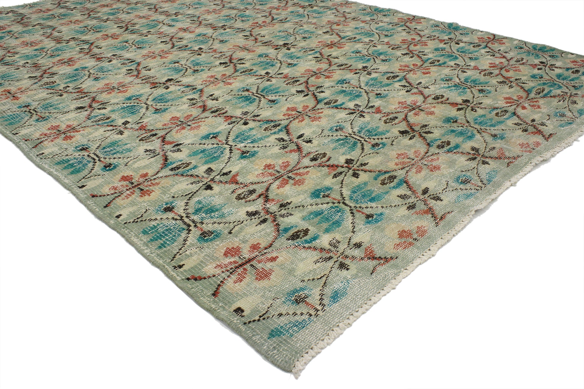 6 x 9 Vintage Turkish Sivas Rug 51999