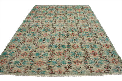 6 x 9 Vintage Turkish Sivas Rug 51999