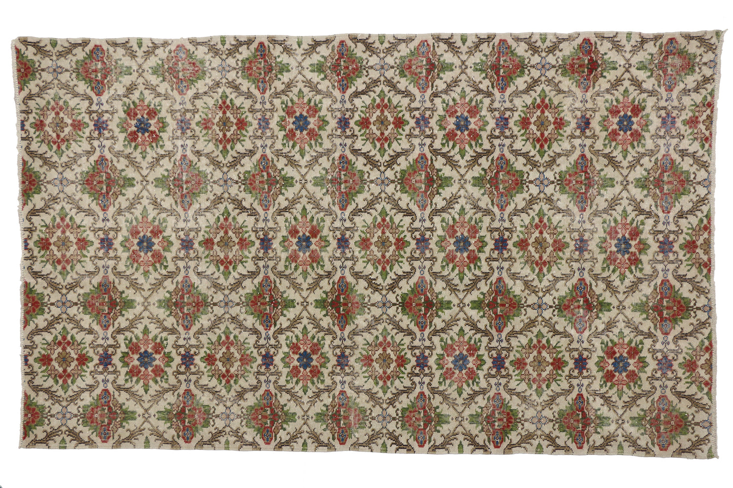 6 x 9 Vintage Turkish Sivas Rug 52001