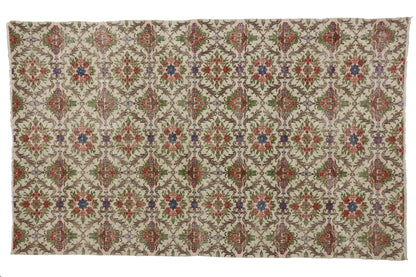 6 x 9 Vintage Turkish Sivas Rug 52001