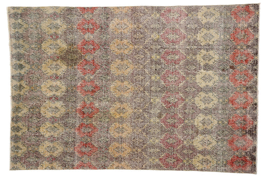 6 x 9 Vintage Turkish Sivas Rug 52006