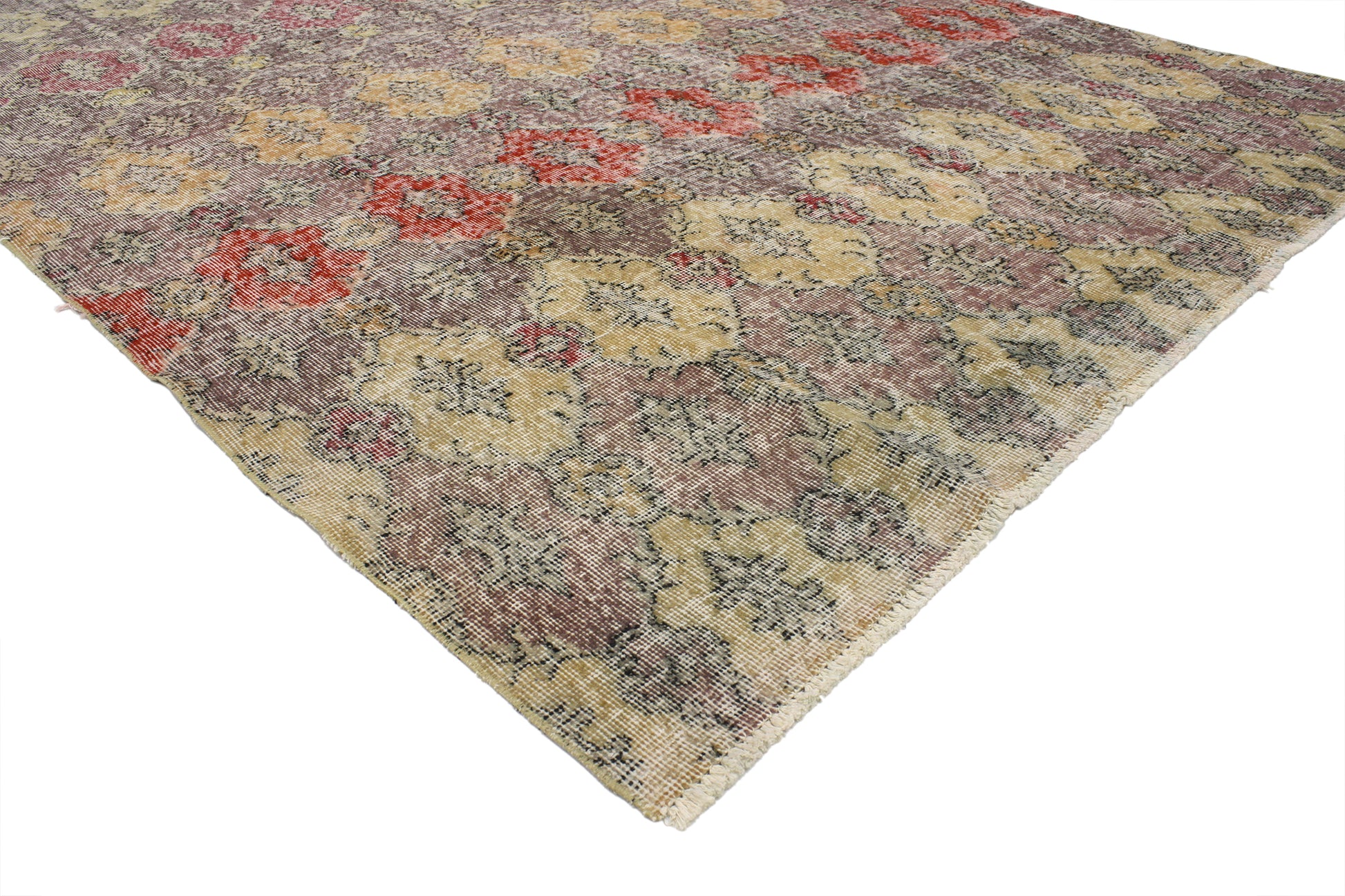 6 x 9 Vintage Turkish Sivas Rug 52006