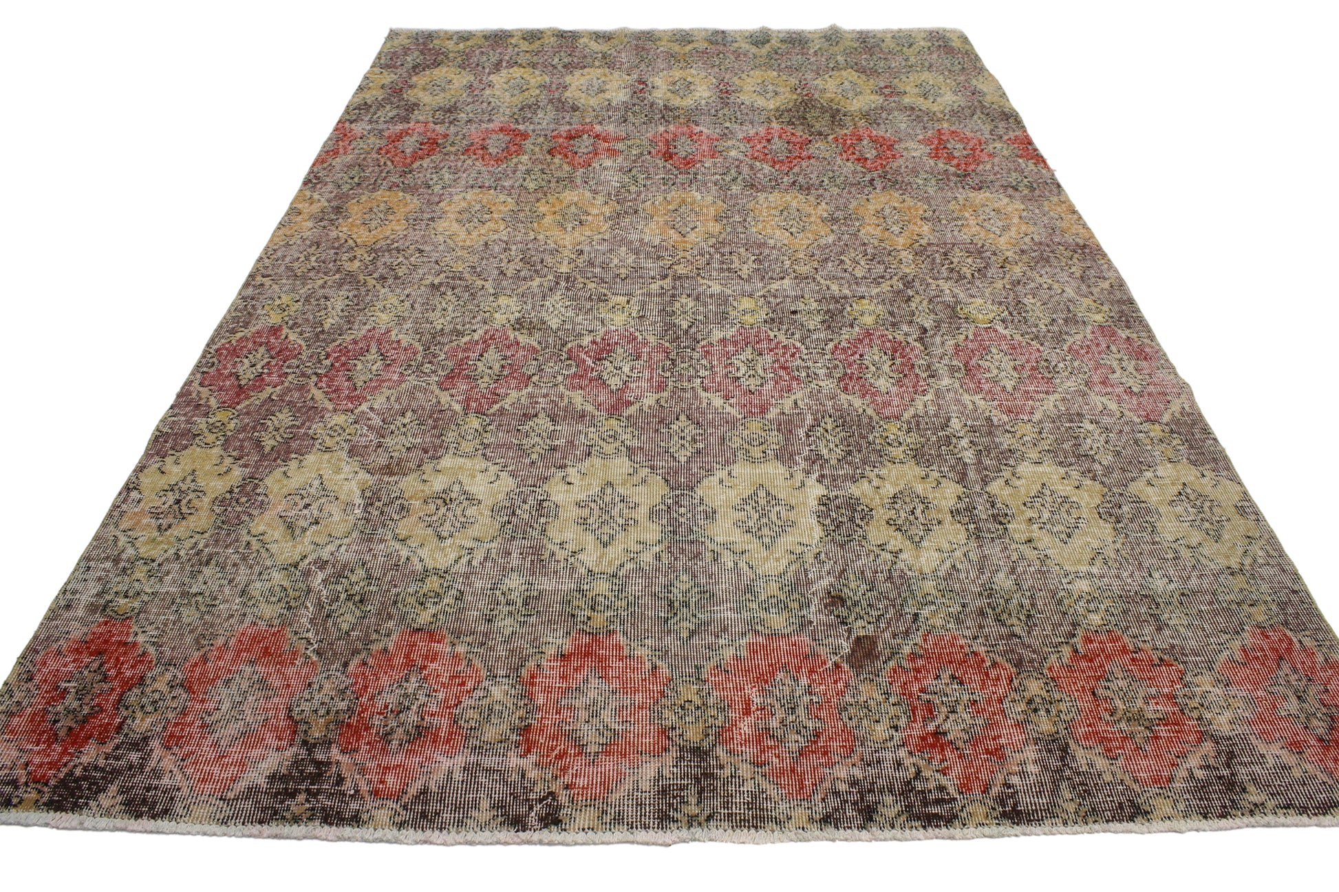 6 x 9 Vintage Turkish Sivas Rug 52006