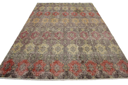 6 x 9 Vintage Turkish Sivas Rug 52006