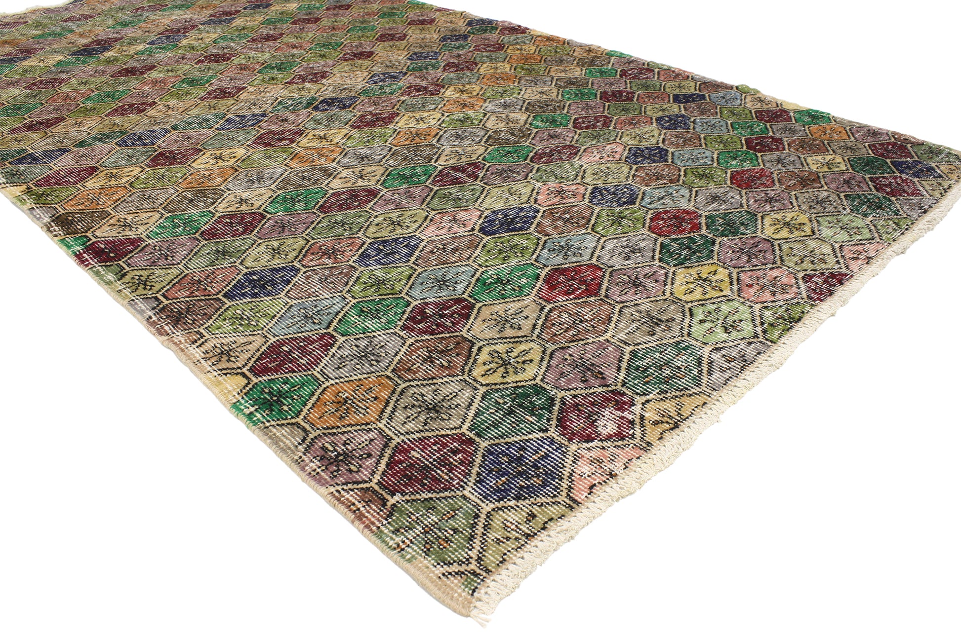 5 x 9 Vintage Sivas Rug 52008