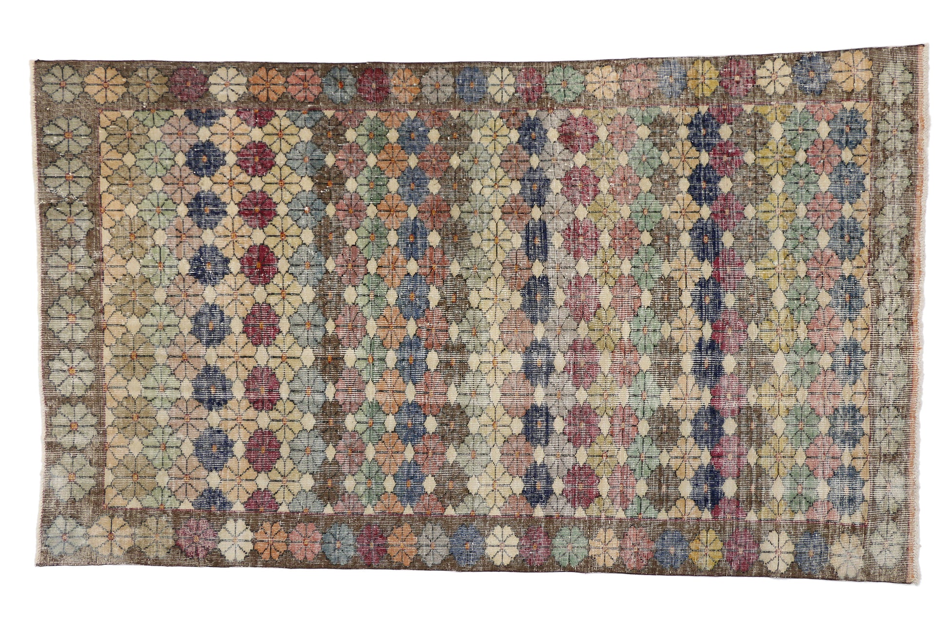 5 x 9 Vintage Turkish Sivas Rug 52009