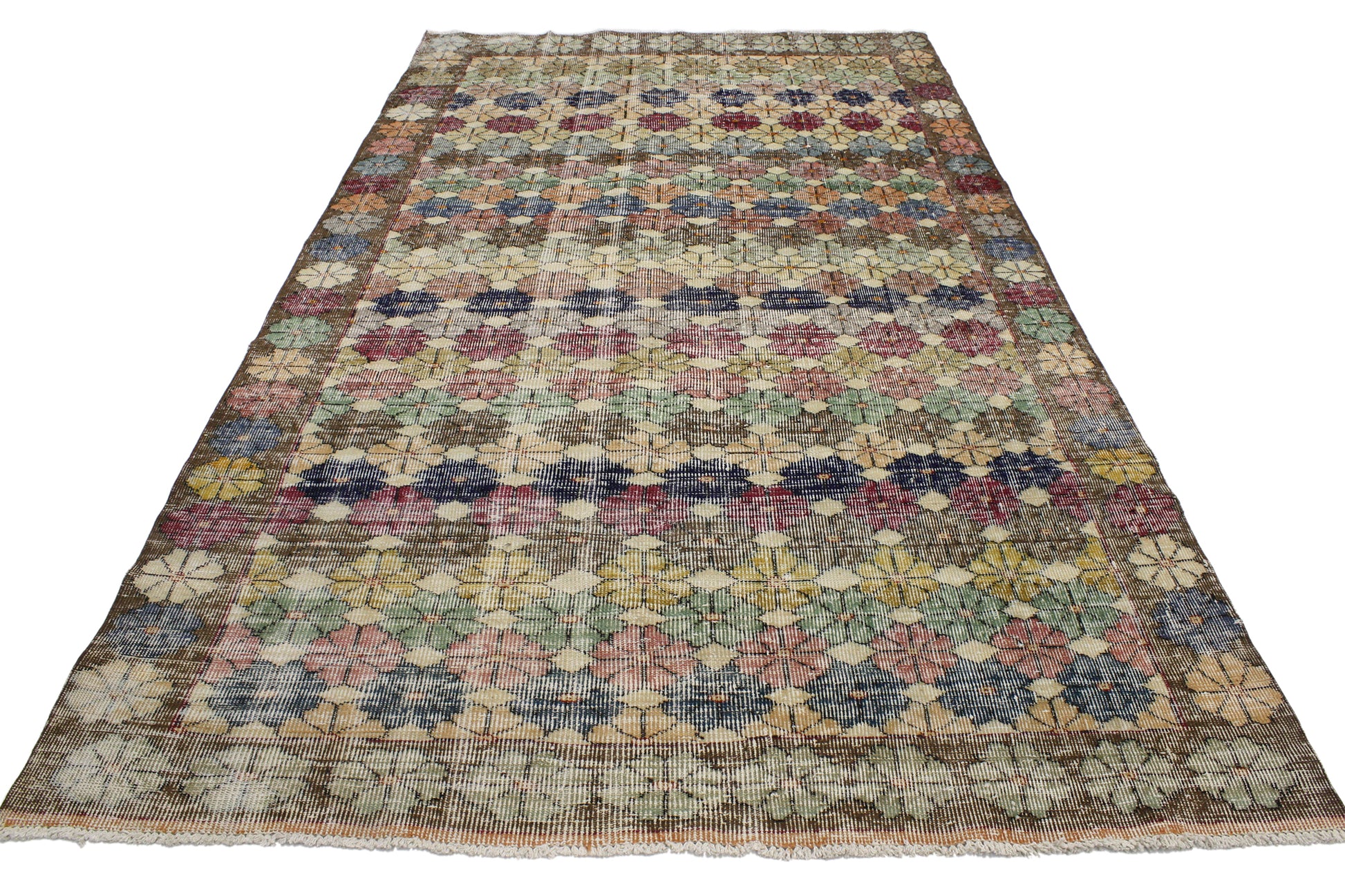 5 x 9 Vintage Turkish Sivas Rug 52009