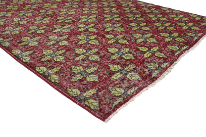 5 x 10 Vintage Turkish Sivas Rug 52016