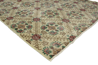5 x 9 Vintage Turkish Sivas Rug 52018