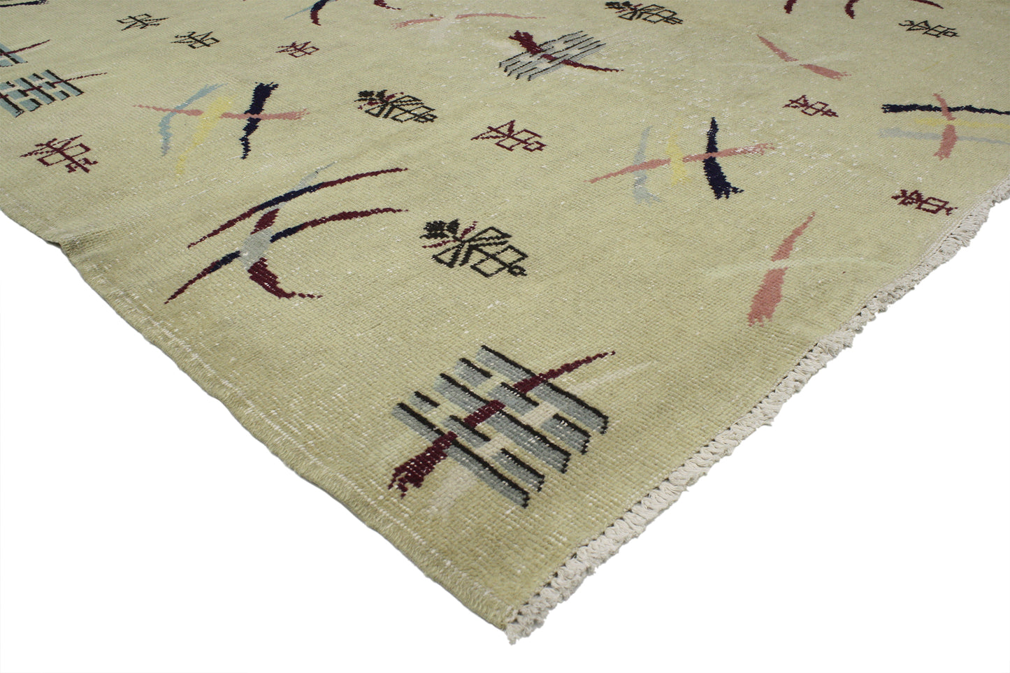 6 x 9 Vintage Turkish Sivas Rug 52019