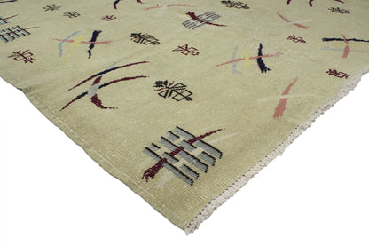 6 x 9 Vintage Turkish Sivas Rug 52019