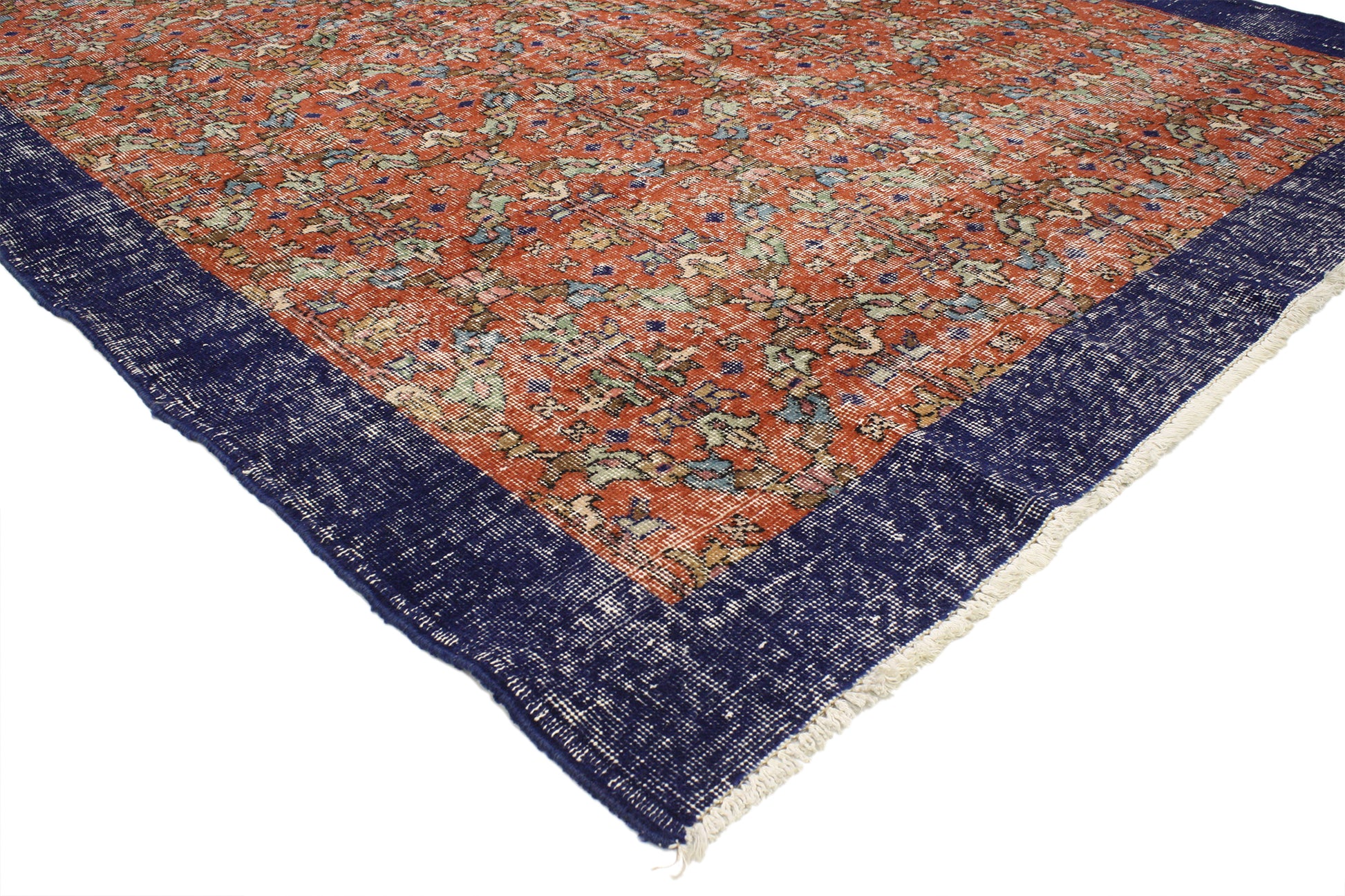 6 x 9 Vintage Turkish Sivas Rug 52020