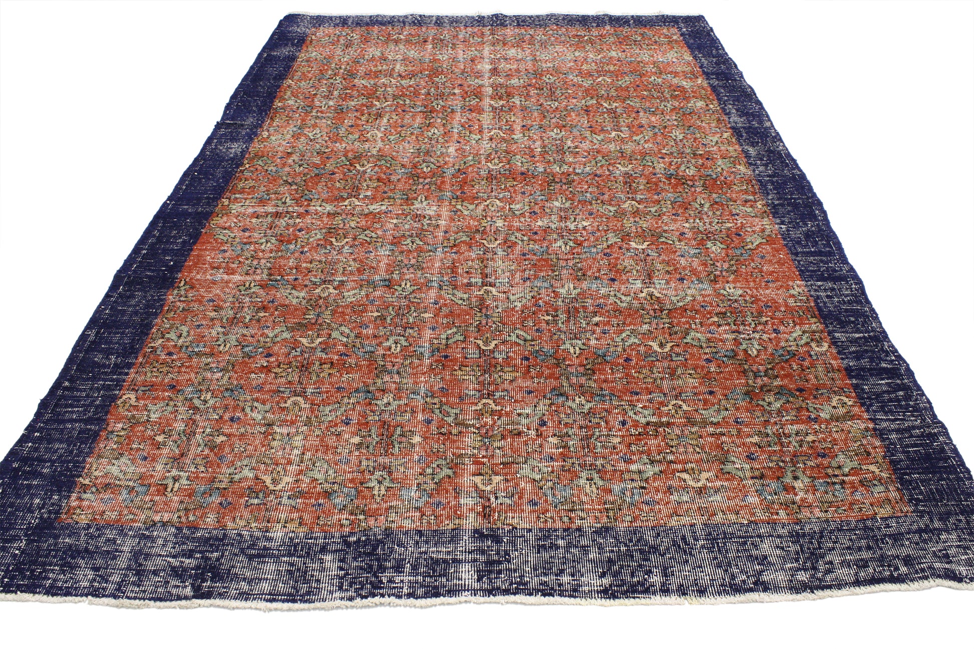 6 x 9 Vintage Turkish Sivas Rug 52020