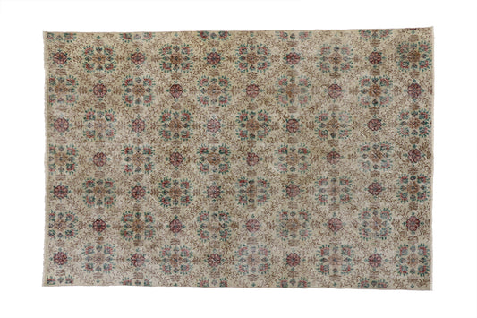 6 x 10 Vintage Turkish Sivas Rug 52024