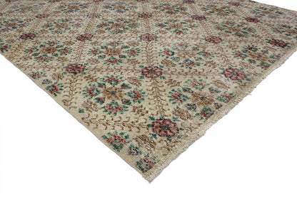 6 x 10 Vintage Turkish Sivas Rug 52024