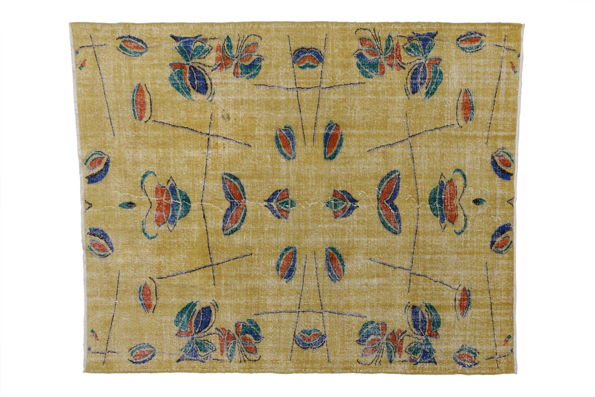 7 x 9 Vintage Sivas Rug 52025