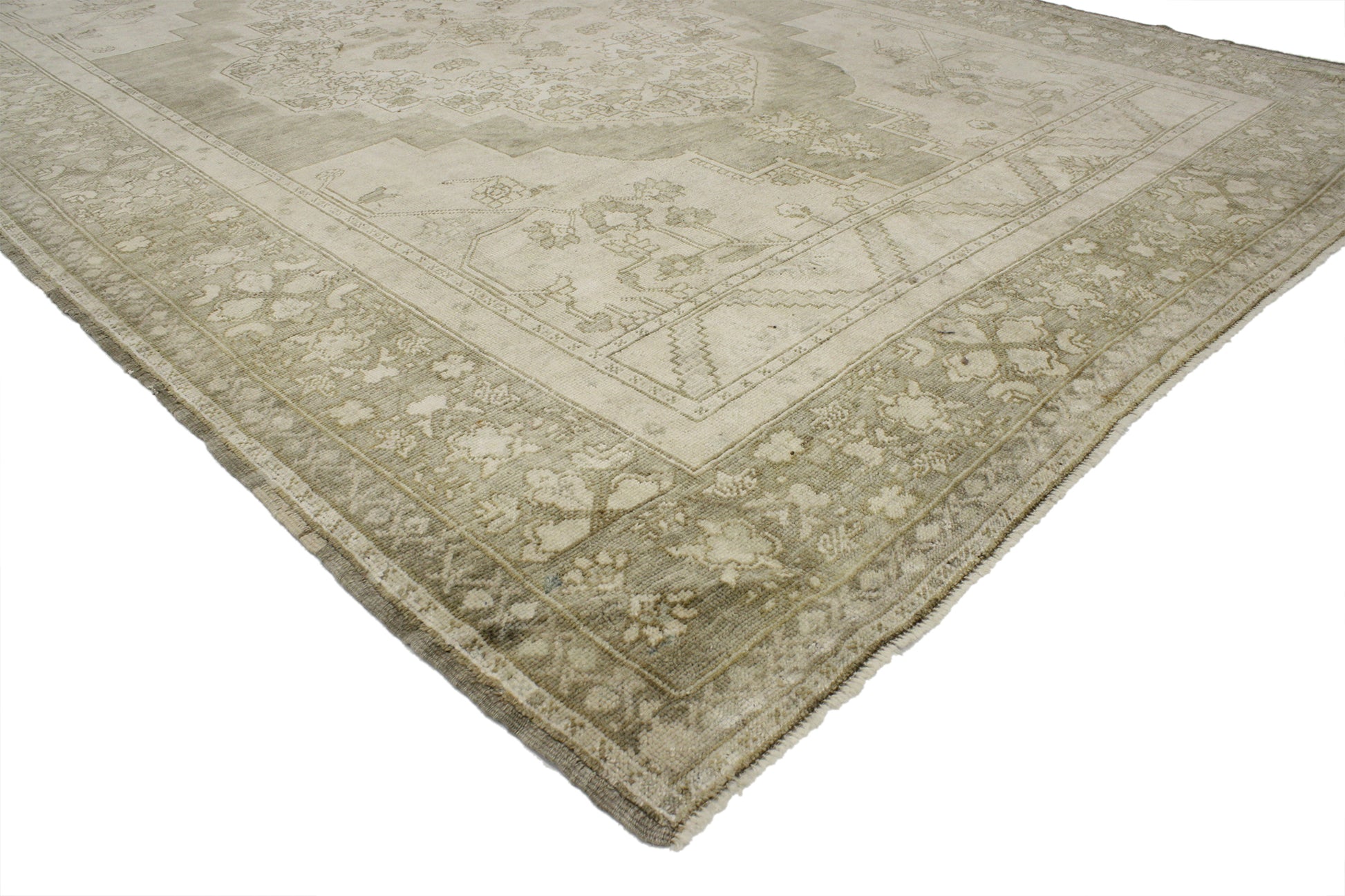 7 x 11 Vintage Oushak Rug 52031