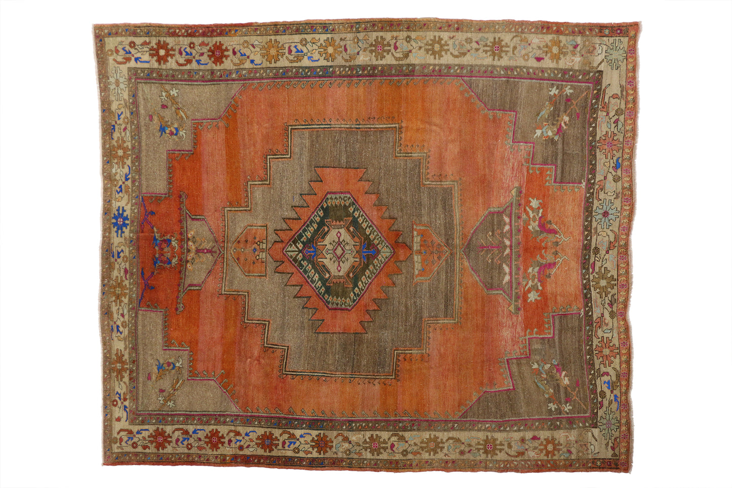 10 x 12 Vintage Oushak Rug 52033