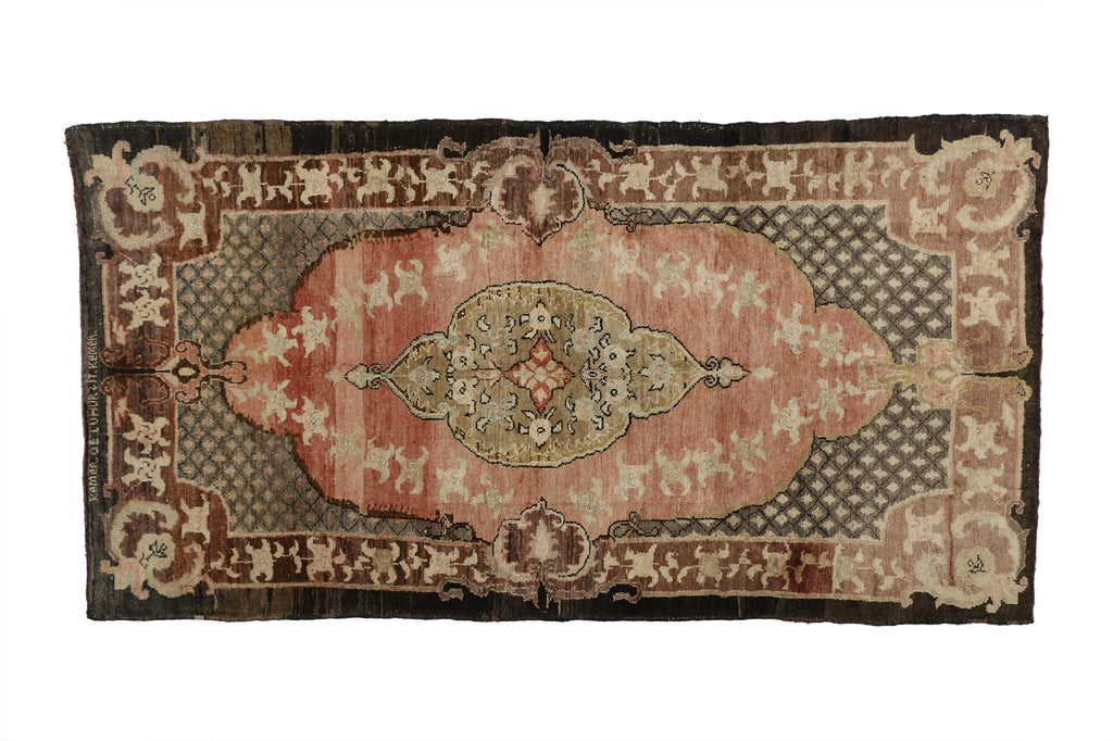 5 x 10 Vintage Turkish Sivas Rug 52039