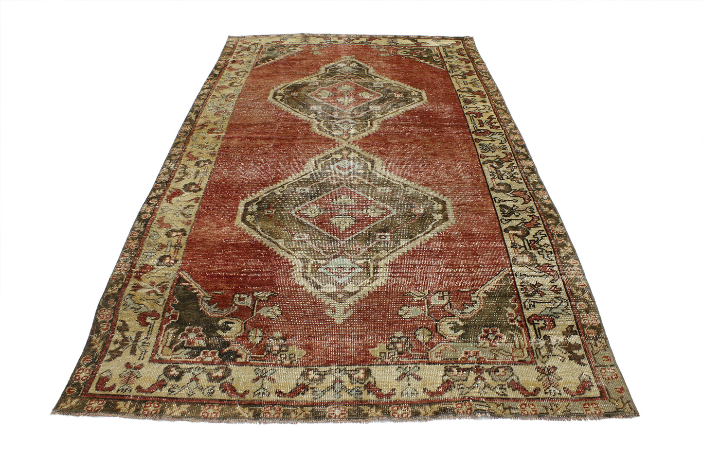 5 x 9 Vintage Turkish Oushak Rug 52041