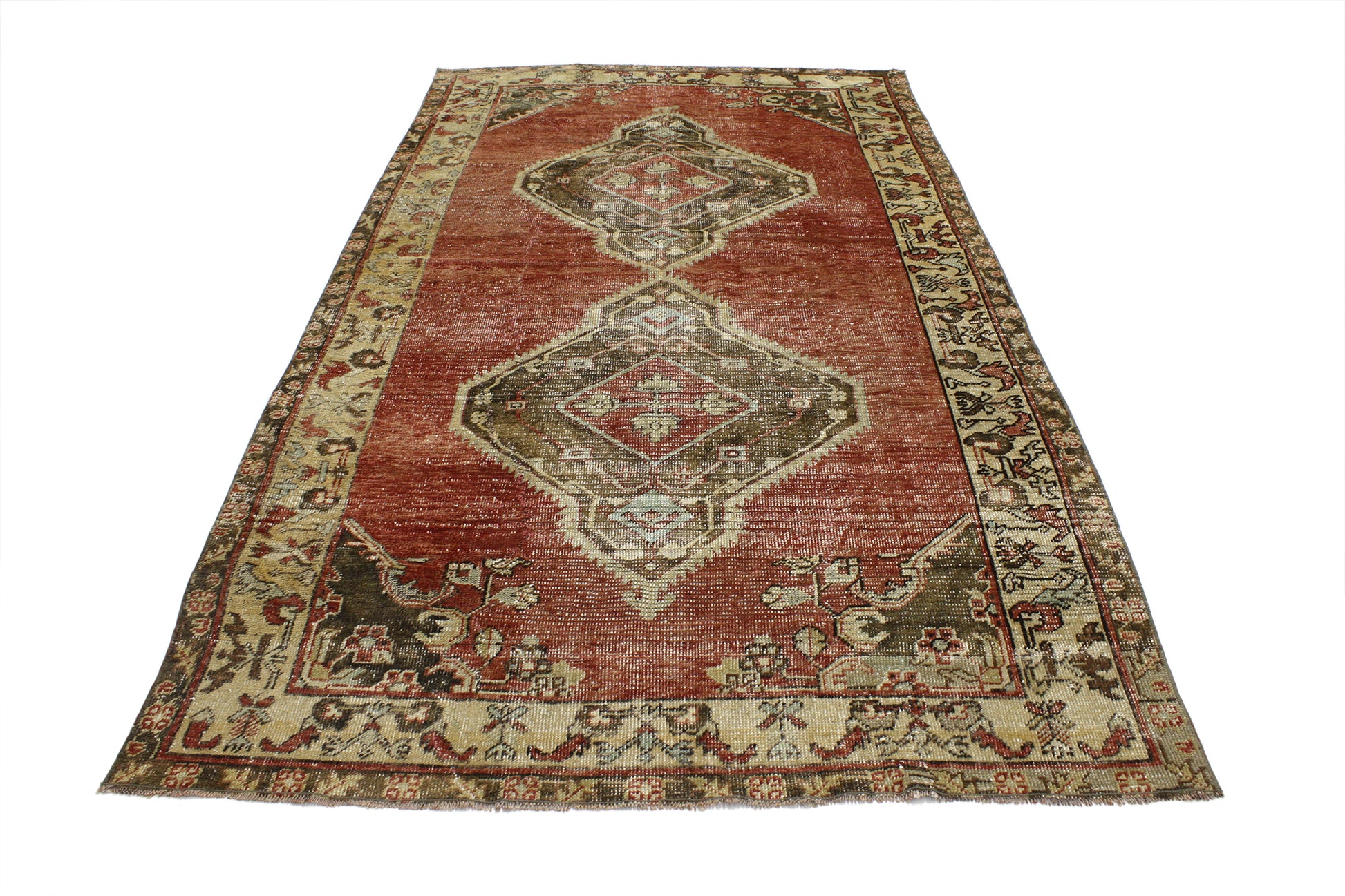 5 x 9 Vintage Turkish Oushak Rug 52041