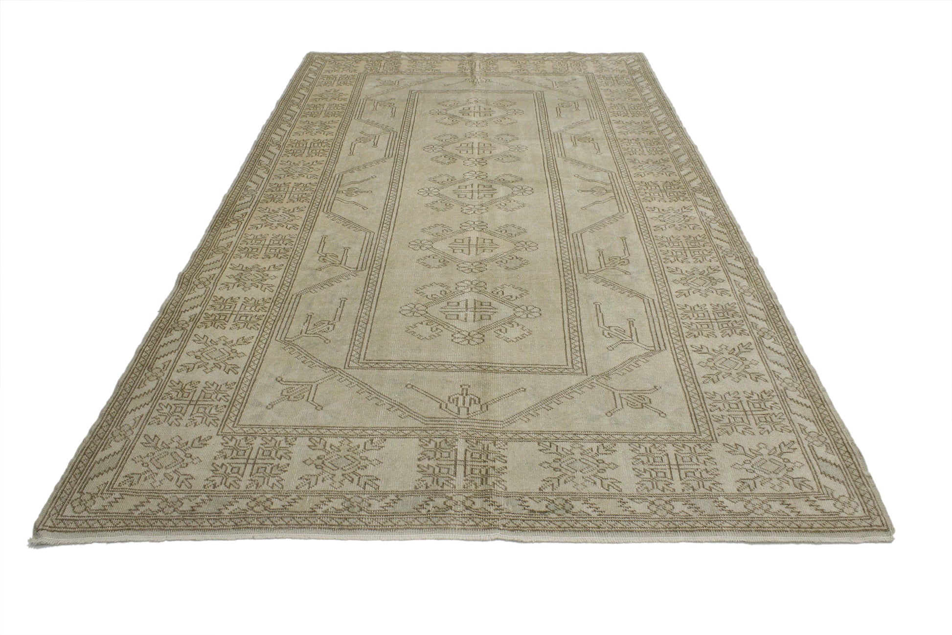 5 x 9 Vintage Oushak Rug 52042