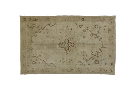 5 x 8 Vintage Oushak Rug 52043