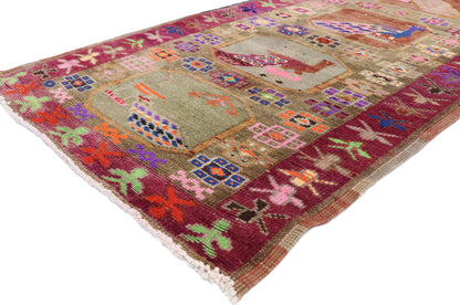 3 x 10 Vintage Oushak Rug 52046