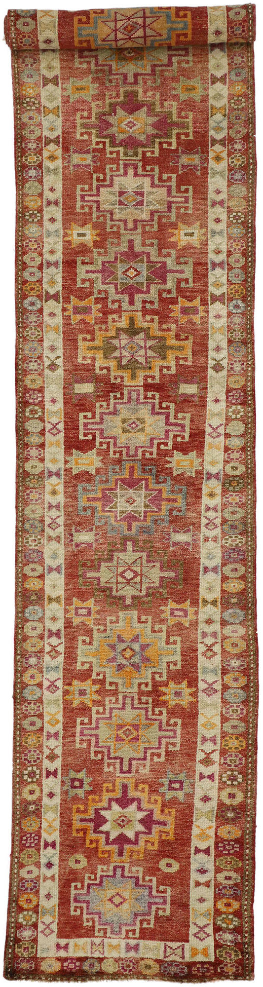 3 x 14 Vintage Oushak Rug 52047
