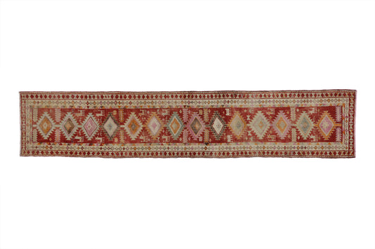 2 x 12 Vintage Oushak Rug 52048