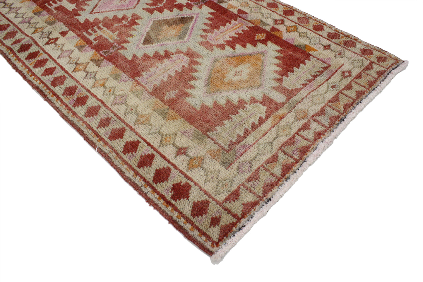 2 x 12 Vintage Oushak Rug 52048