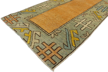 2 x 12 Vintage Oushak Runner 52050